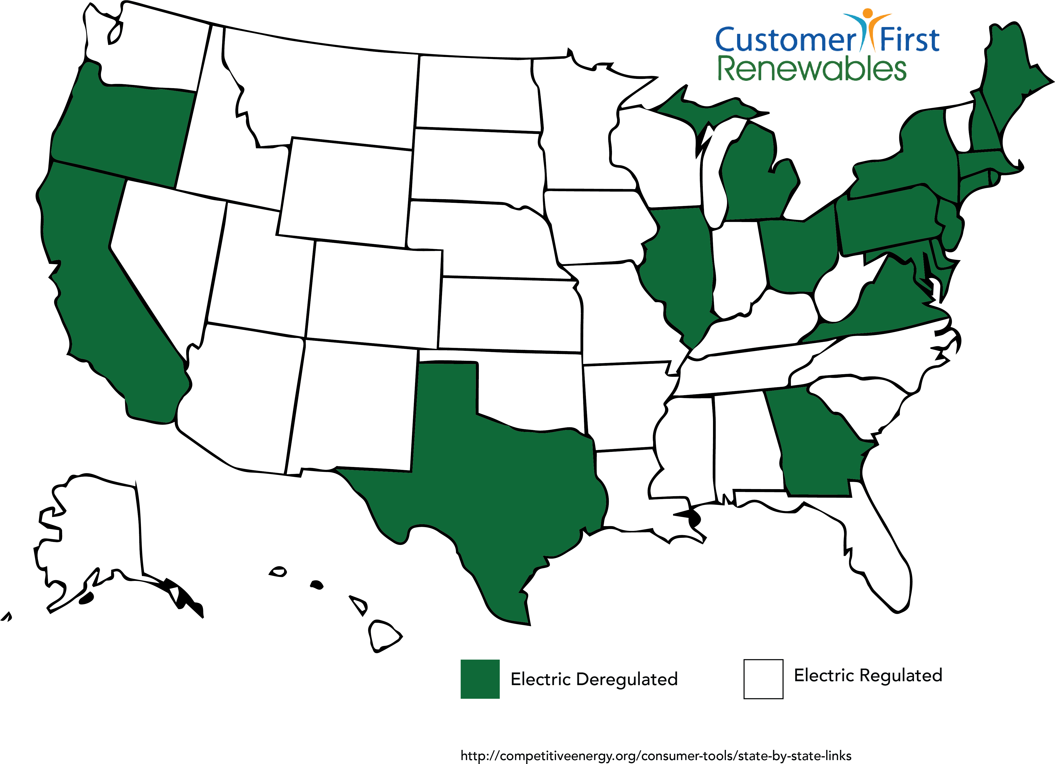 Deregulated Electric Markets - United States Of Marijuana Legalization 2016 Updated (4333x3144), Png Download