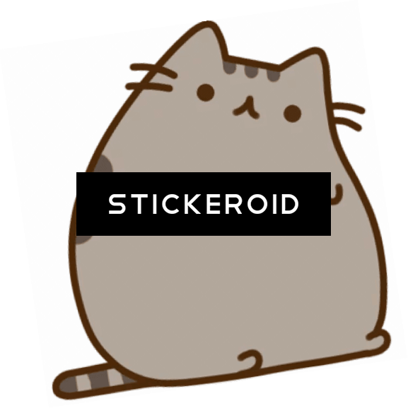 Стикер Pusheen - Pusheen The Cat Greeting Card - Guide To Being Lazy (577x578), Png Download