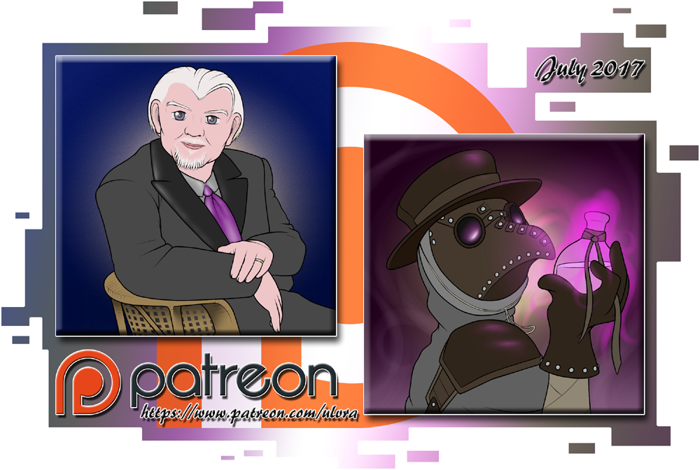 Patreon Icons - July - Cartoon (1000x672), Png Download
