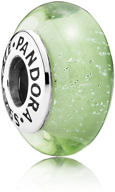 Disney, Tinker Bell's Signature Color Charm, Murano - Pandora Disney Tinkerbell's Signature Murano Charm (1000x1000), Png Download