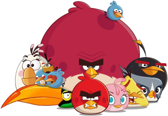 Angry Birds - Angry Birds 2 Con Hal (600x451), Png Download