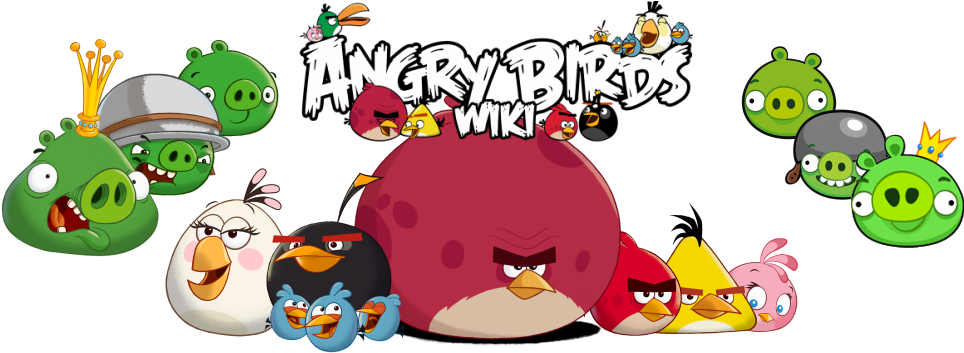 Angry Birds Wiki (964x372), Png Download