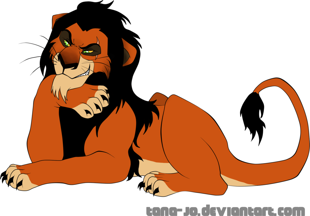 Scar Lion King Drawing At Getdrawings - Lion King Characters Scar (1024x714), Png Download