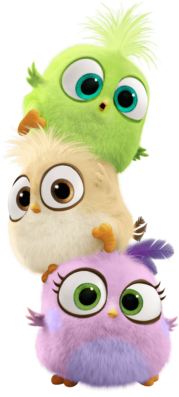Angry Birds Movie Bird Hatchlings Png Transparent Image - Angry Birds Hatchlings Png (524x600), Png Download