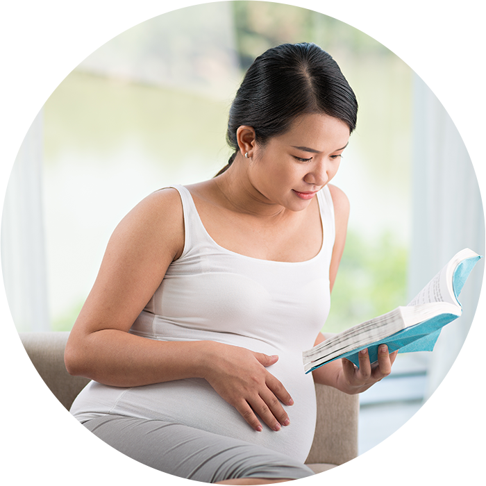 Pregnant Woman - Childbirth (700x700), Png Download