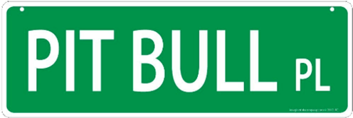 Add Some Street Style With A Sign - Pit Bull (800x469), Png Download