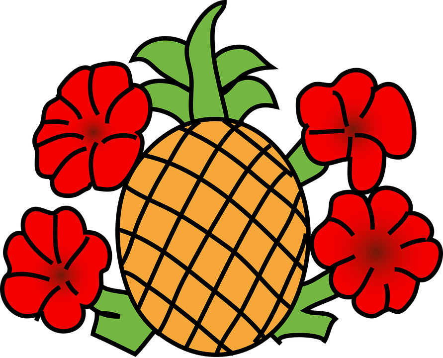 Clip Arts Related To - Pineapple Clip Art (600x485), Png Download