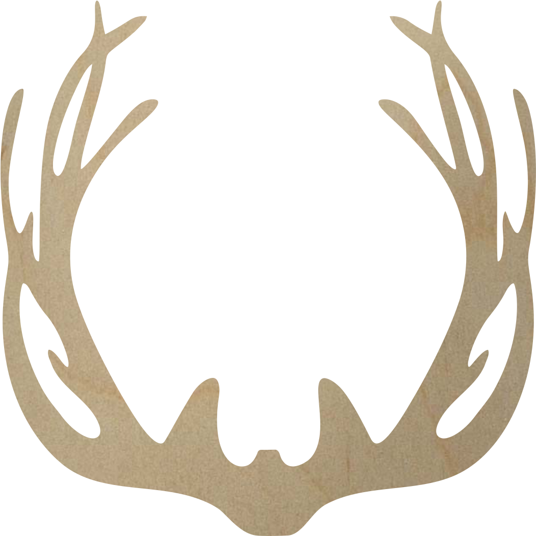 Banner Library Library Wooden Deer Antler Shape - Deer Antlers Png (1124x1690), Png Download