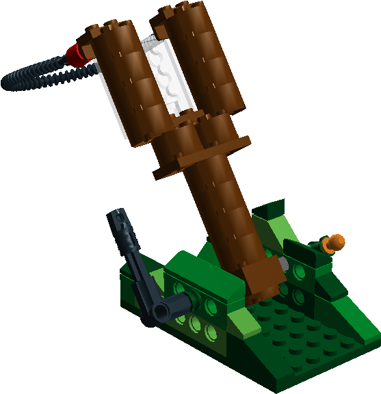 Angry Birds Slingshot - Lego Angry Birds Catapult (1126x577), Png Download