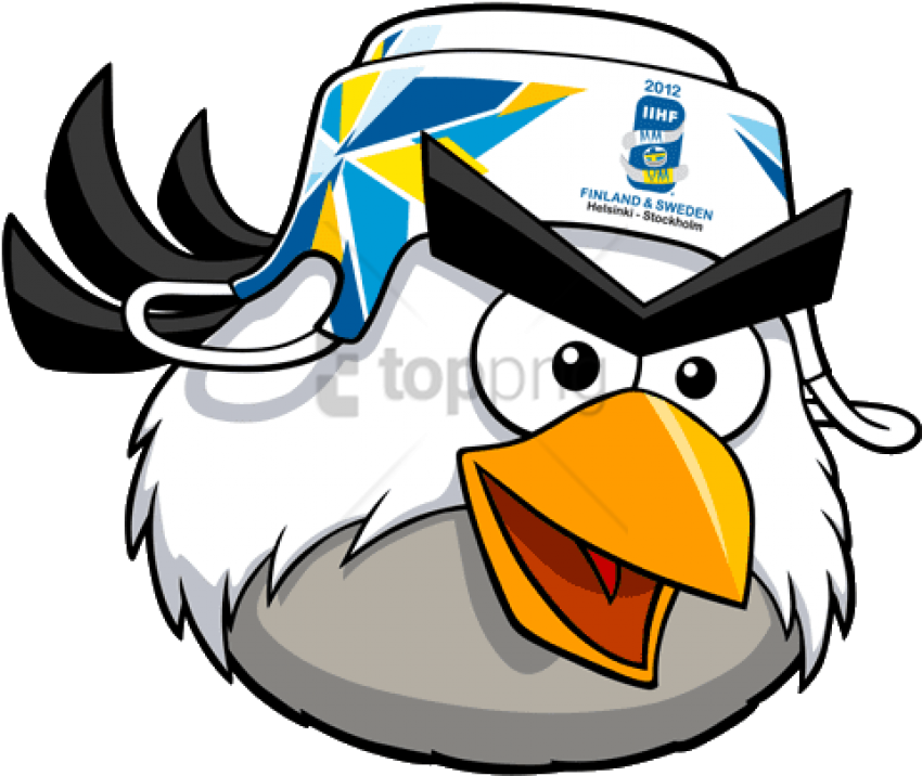 Bird Hockey Angry Birds Rio Bird Types - Angry Birds Hockey Bird (490x420), Png Download