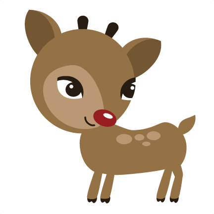 Reindeer - Cartoon Reindeer Transparent Background (432x432), Png Download