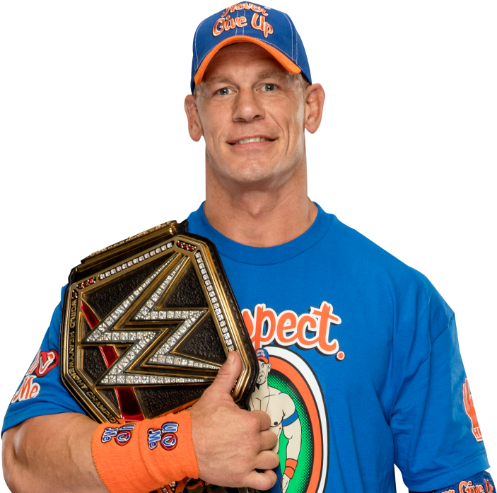 John Cena Wwe Championship Picture - John Cena Wwe Champion Render (1000x707), Png Download