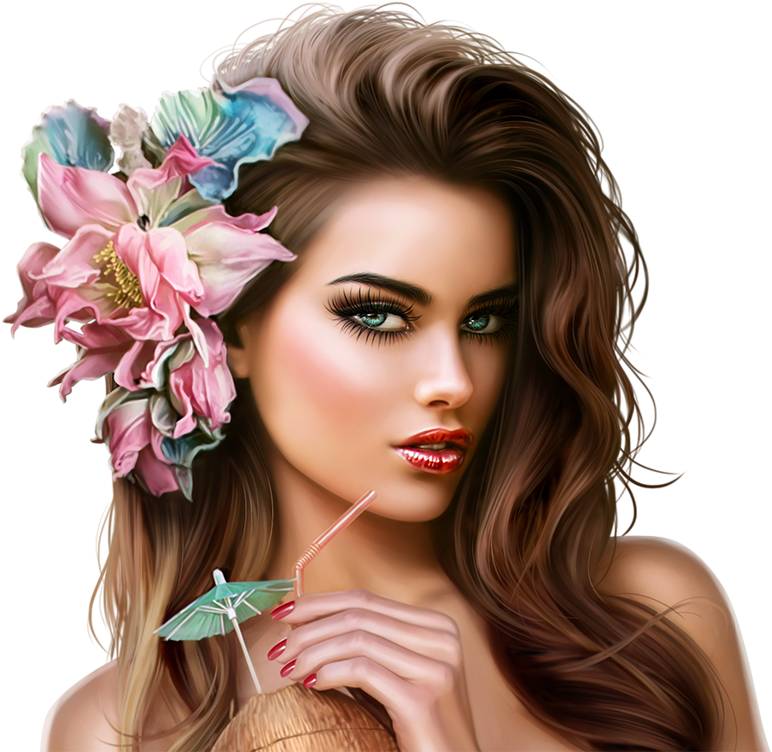 Tubes Girl 3d Png Summer Per Grafica - Summer Girl Png (800x775), Png Download