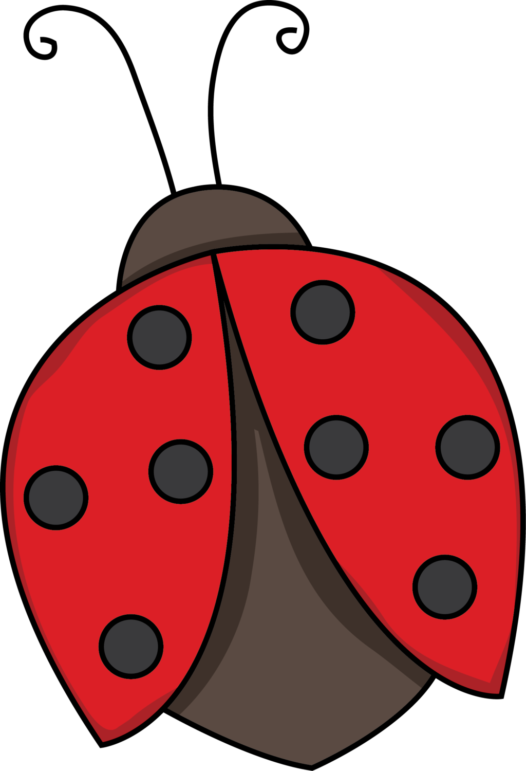 Red Ladybug Png Photo - Lady Bug Clipart Png (1024x1500), Png Download