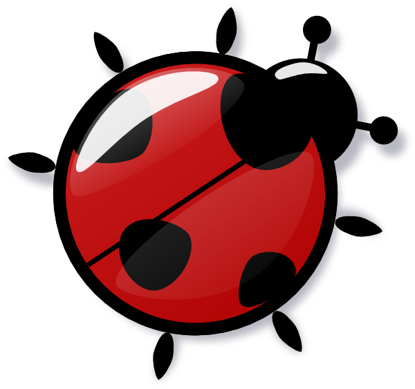 Icon Ladybug - Coccinella Png (600x563), Png Download