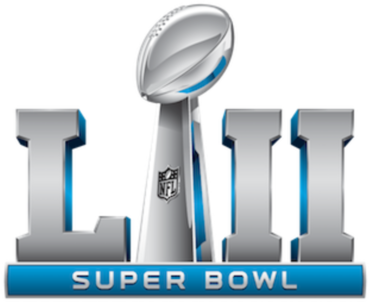 Logo Events Superbowlliiprimary - Super Bowl 2018 Logo Png (1200x674), Png Download