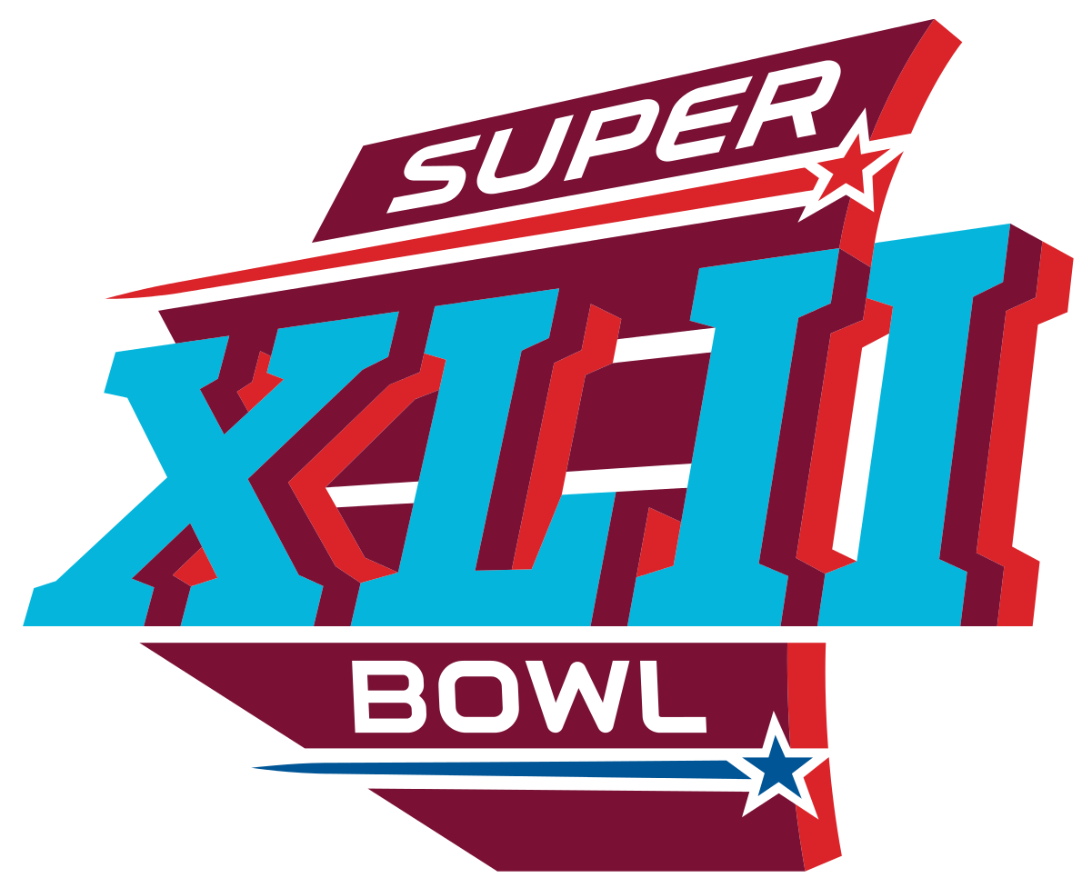 Company Super Bowl Xlii Png Logo - Super Bowl Xlii Logo (1249x1024), Png Download