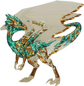 Stormcloud Construct Skin - Flight Rising Energy Trap (350x350), Png Download