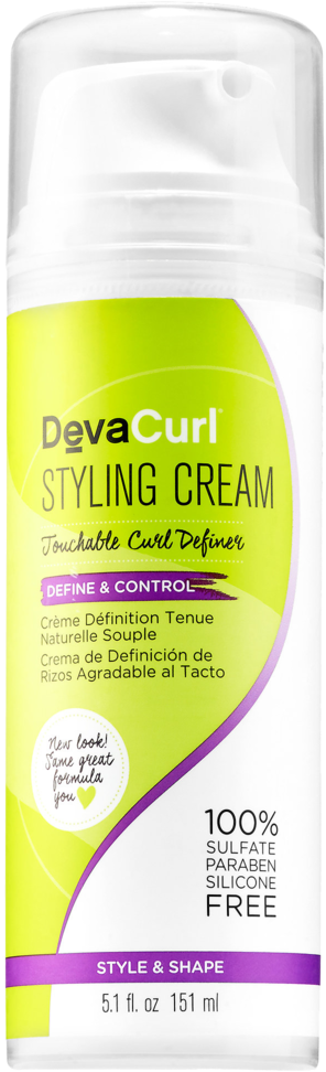 Devacurl Styling Cream Touchable Curl Definer (1000x1000), Png Download