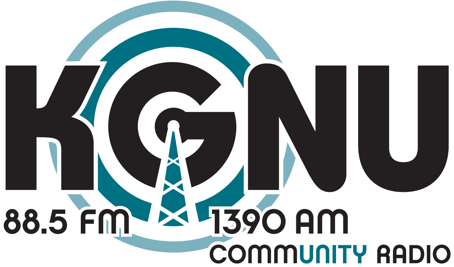 Kgnu Community Radio - Kgnu Logo (1836x1165), Png Download