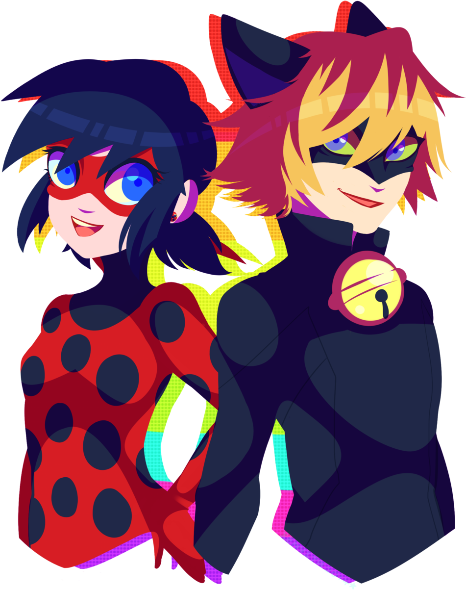 Miraculous Ladybug Images Ladybug And Chat Noir Hd - Lady Bug T Shirt (1024x1629), Png Download