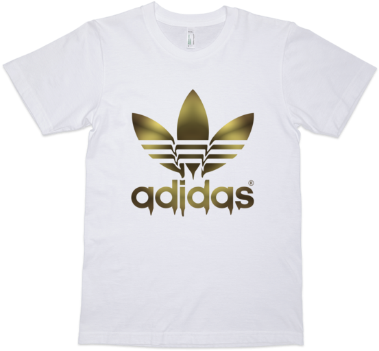 Liquid Golden Adidas Logo Men's Organic T-shirt - Drawfee Spheal Shirt (600x600), Png Download