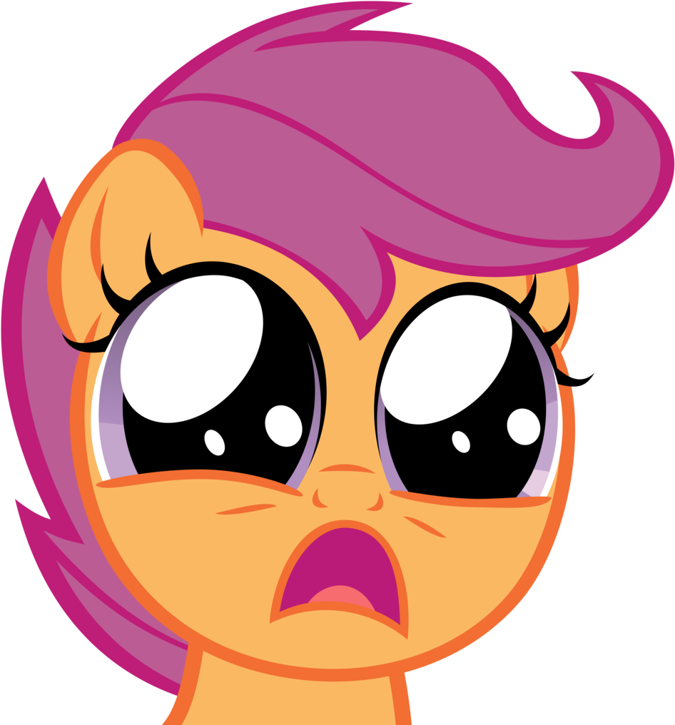 Absurd Res, Artist - Sad Scootaloo Face (990x1024), Png Download