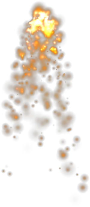 Light Effects Png - Fireworks (300x689), Png Download