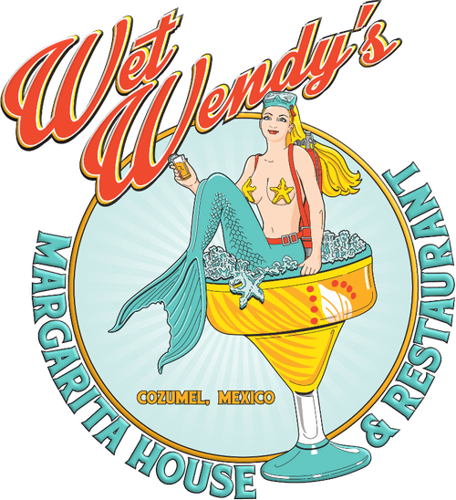 Wet Wendy's - Wendy's (500x548), Png Download