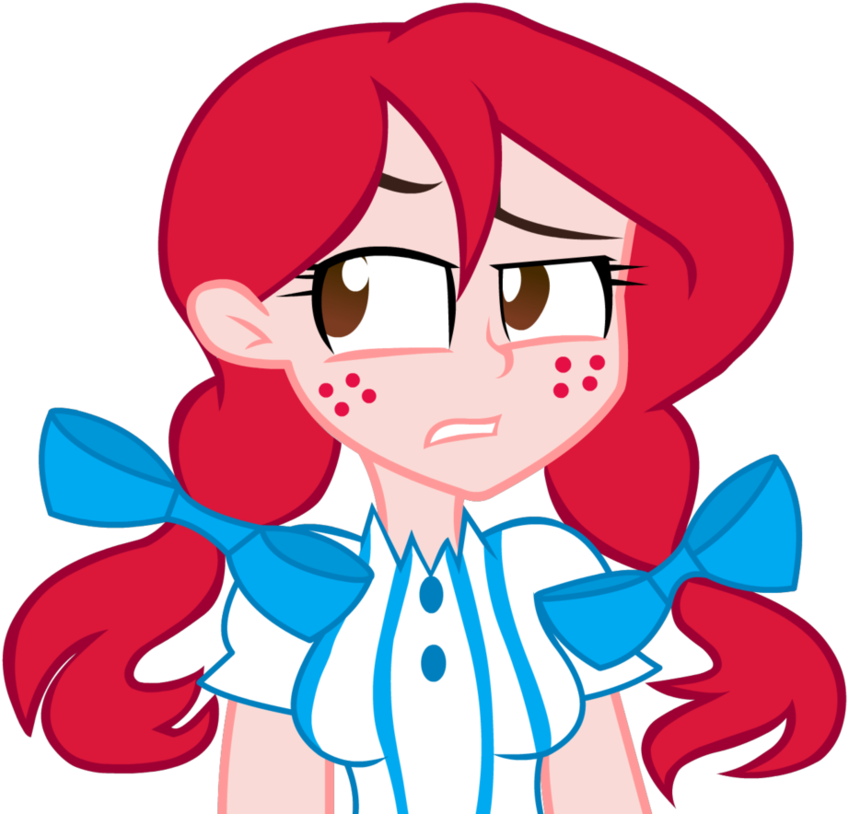 Red Face Woman Facial Expression Nose Pink Vertebrate - Wendys Shirt (943x848), Png Download