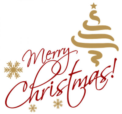 Merry Christmas Gold Red Text - Merry Christmas Text Png (400x400), Png Download