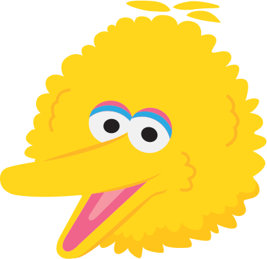 Sesame Street Characters Faces Png - #1 New York Times Bestseller Logo (385x374), Png Download