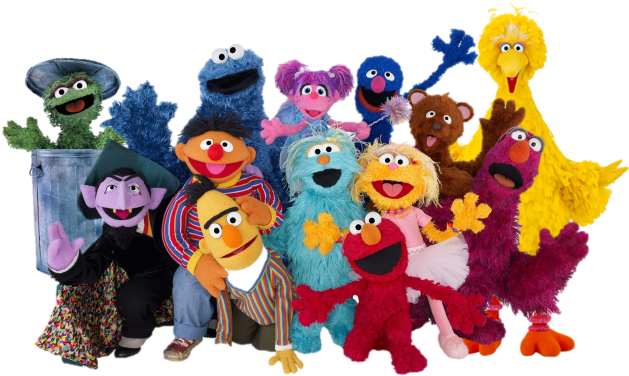 Elmo - Kaws X Sesame Street (640x393), Png Download