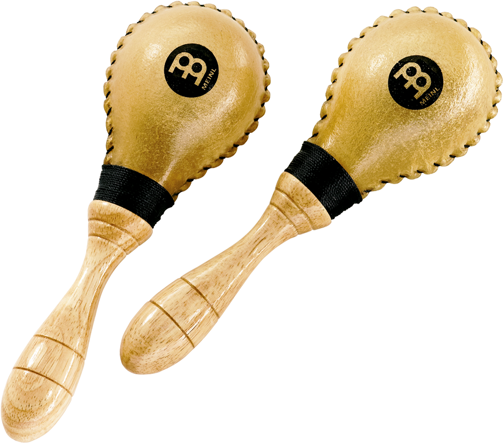Rawhide Maracas - Meinl Percussion Msm2 Natural Rawhide Maracas (3600x2700), Png Download