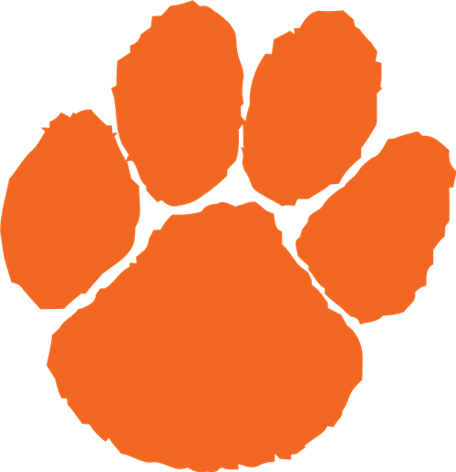 Tiger Paw Logo - West Virginia Wesleyan College (500x518), Png Download