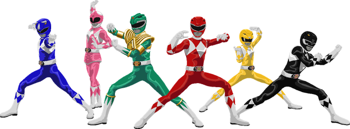 Mighty Morphin Power Rangers Png - Power Rangers (700x259), Png Download