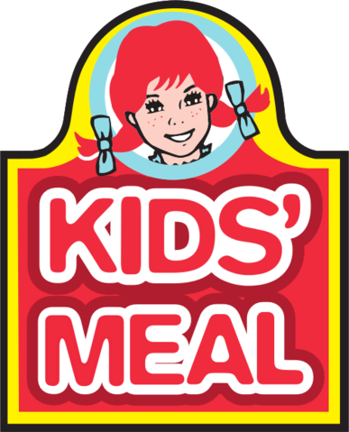 Wendys Logo History File - Kids Meal Wendy's (387x479), Png Download