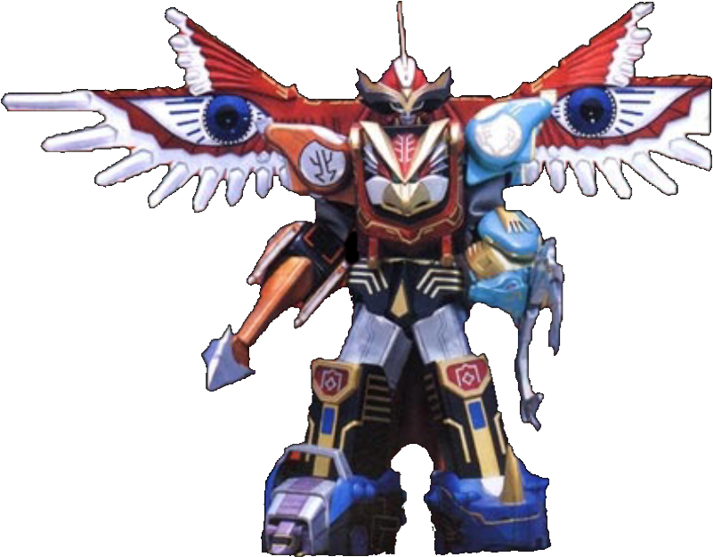 Isis Megazord & Gaoicarus - Zyuoh Ninnin Super Sentai Robo Wikia (808x640), Png Download