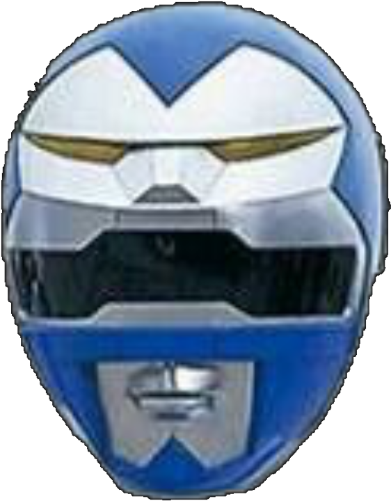 Blue Galaxy Ranger Helmet - Earth (591x753), Png Download