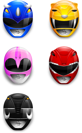 Search - Power Rangers Icon Png (296x444), Png Download