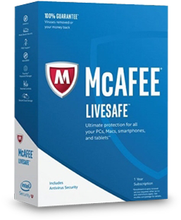 Secure All Your Devices With Mcafee - Mcafee Livesafe - 12 Month - Windows, Android, Mac (540x340), Png Download