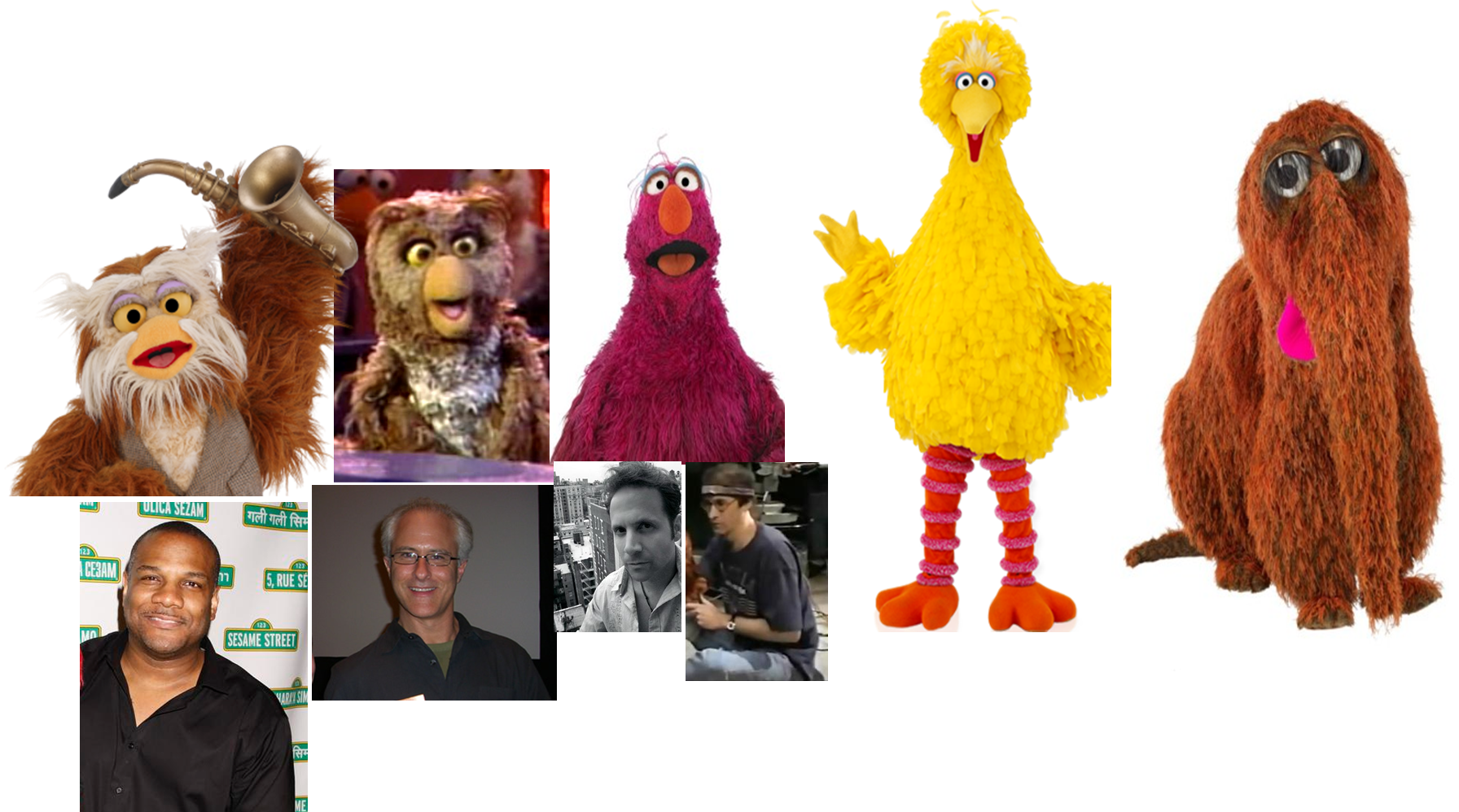 Muppet Wiki Behind The Scenes Sesame Street Big Birds - Wall Decal: Snuffleupagus, 216x132cm. Wall Decal (1792x998), Png Download