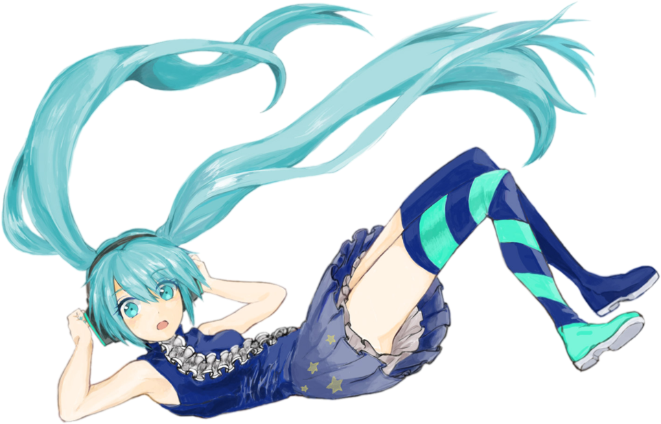 Hatsune Miku Render By Dyamode-d6210wv - Hatsune Miku Png (1024x706), Png Download