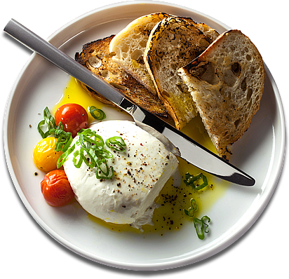 Food Plate Png Top View (412x398), Png Download