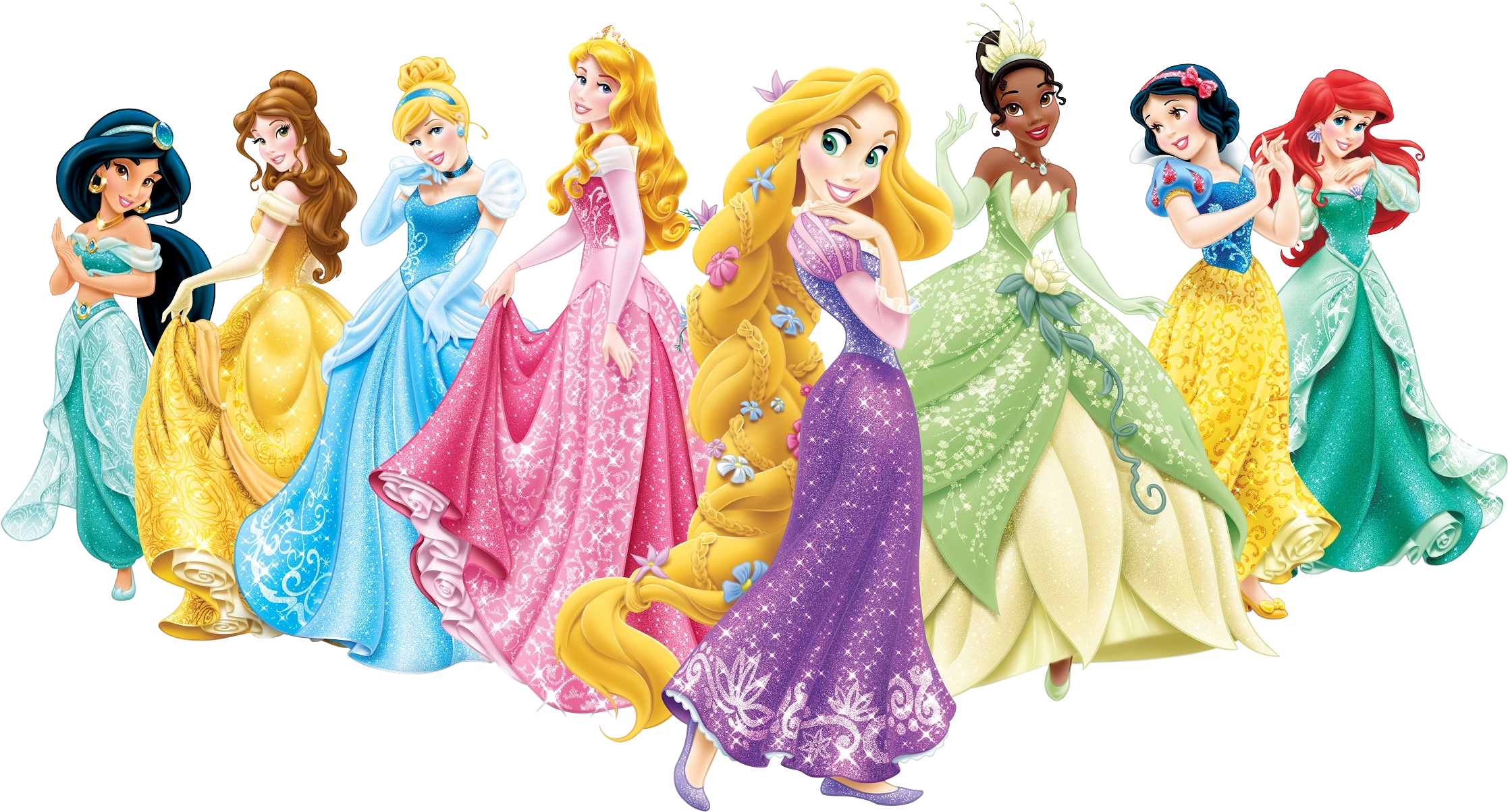 Transparent Disney's Princesses Png (2260x1220), Png Download
