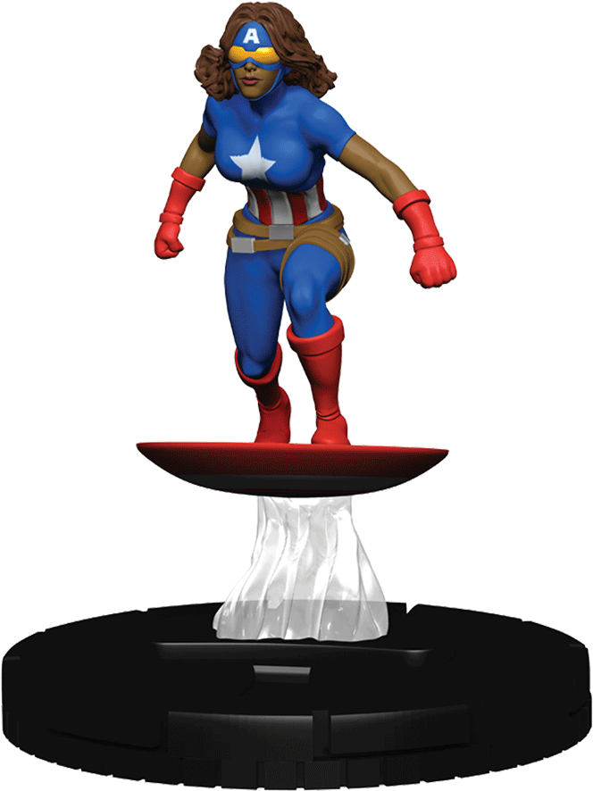 Click - Heroclix Captain America Infinity (1000x1000), Png Download