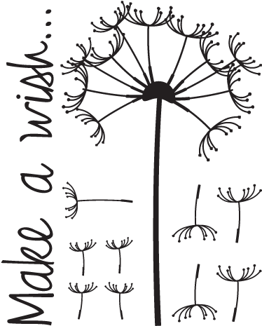 Dandelion Canvas Kit - Fork Bracelet (400x489), Png Download