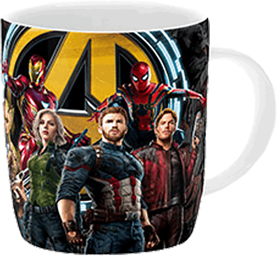 Avengers Infinity War Mug (600x600), Png Download