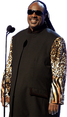 Stevie Wonder Standing - Stevie Wonder Png (400x400), Png Download
