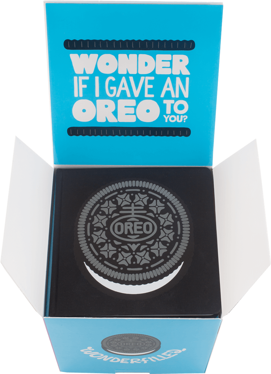 Mailer Opens To Reveal The Oreo Wonderfilled Brand - Oreo (1712x1206), Png Download
